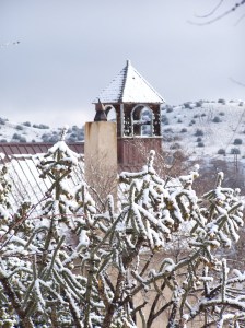 Steeple in Snow